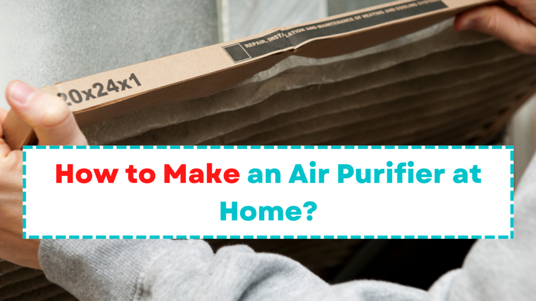 Homemade air purifier